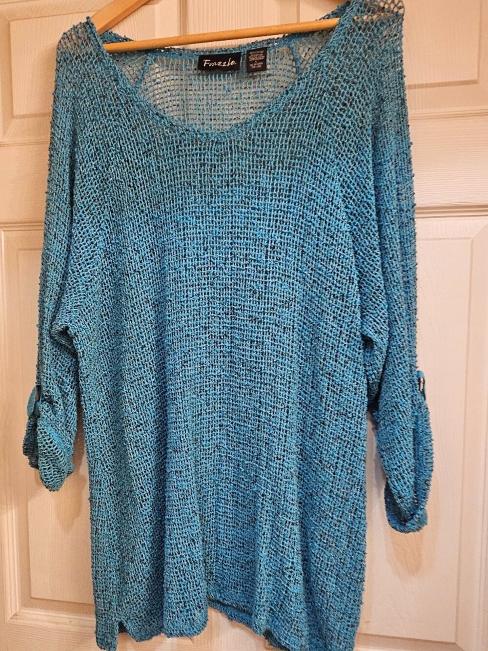 Frazzle sweater - turquoise - size L